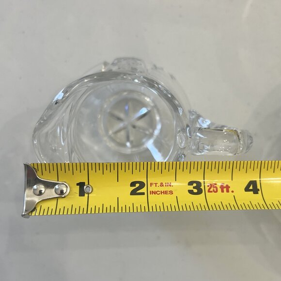 Bohemian Handmade Pinwheel Crystal Creamer, Sugar Bowl & Tray! - Picture 5 of 16